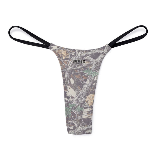 Faded Camo Yoga Thong