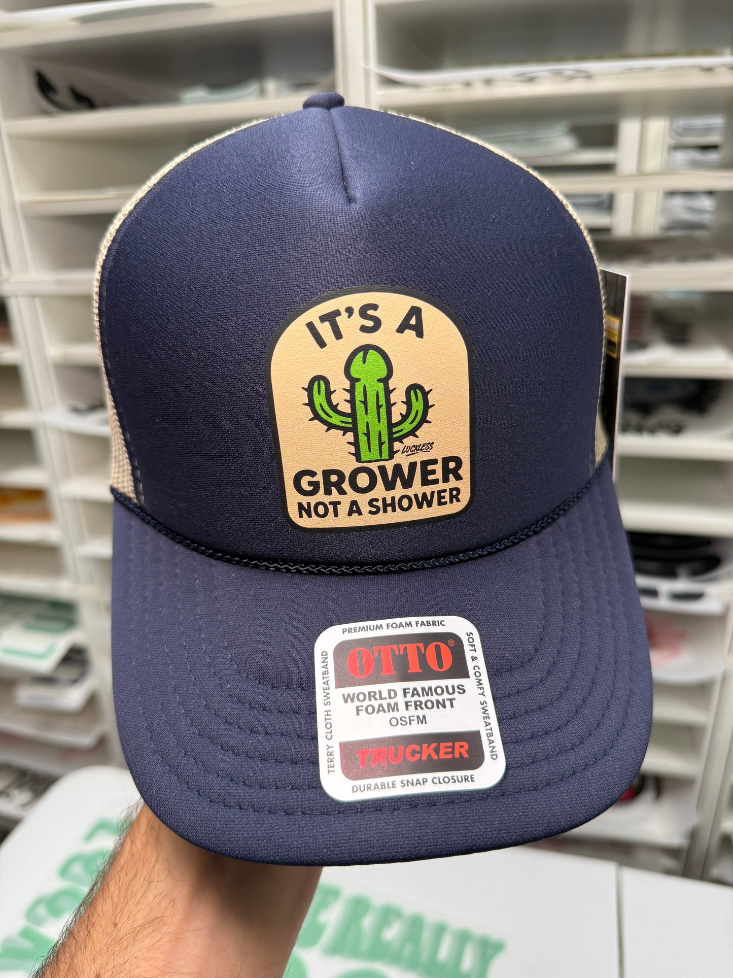 Its a Grower Not A Shower | Funny Trucker Hat