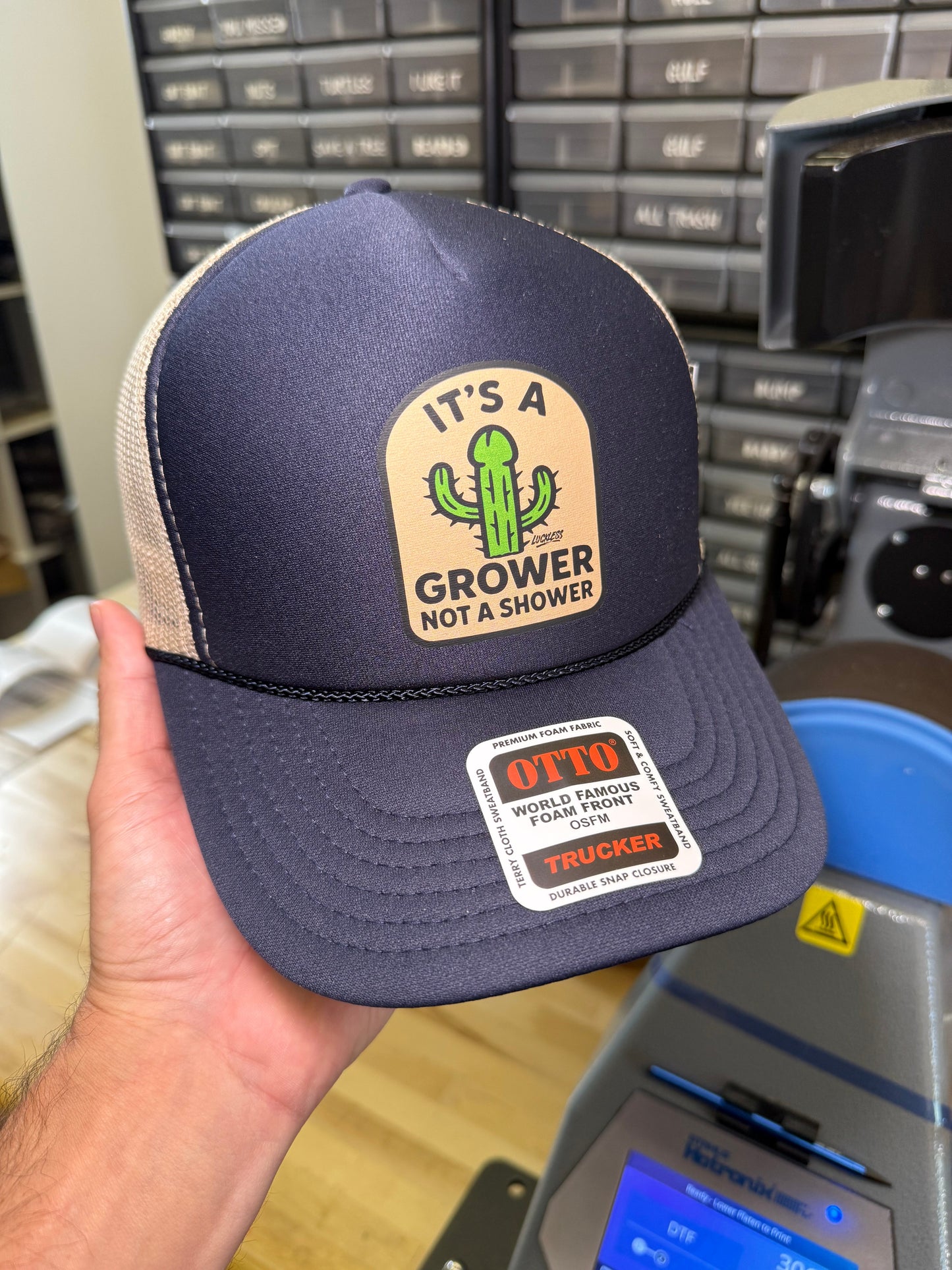 Its a Grower Not A Shower | Funny Trucker Hat
