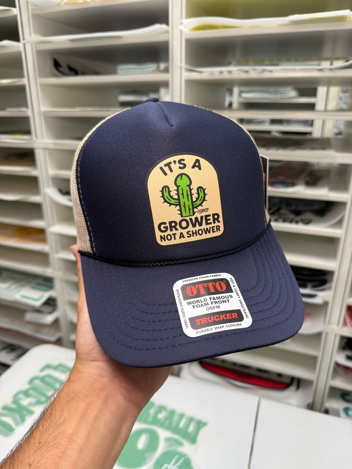 Its a Grower Not A Shower | Funny Trucker Hat