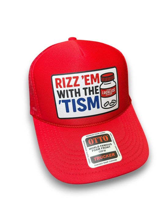 Rizz 'Em With The 'Tism | Funny Trucker Hat